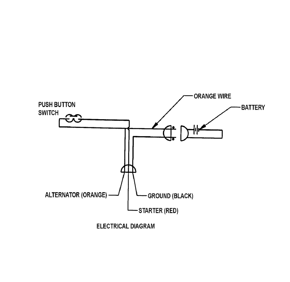 Wiring Schematic Diagram and Parts List for 7800662-BTXPV22700E 2010 Briggs and Stratton Lawn Mower